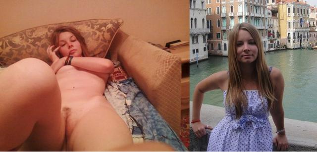 Голые и одетые развратницы разных мастей 9 фото