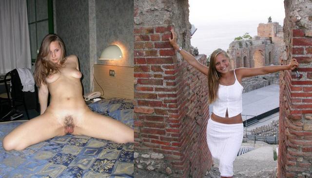 Голые и одетые развратницы разных мастей 22 фото